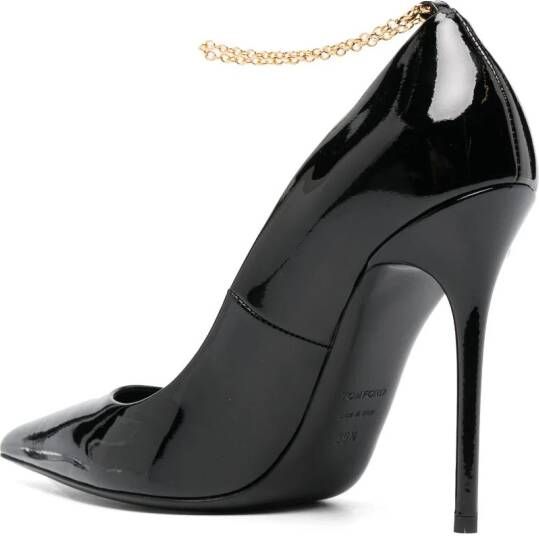 TOM FORD 120mm patent leather pumps Zwart