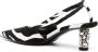 TOM FORD Slingback pumps met zebraprint Zwart - Thumbnail 3