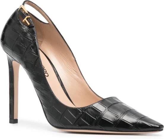 TOM FORD Angelina 105mm leren pumps Zwart