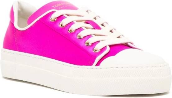 TOM FORD City sneakers met contrasterende neus Roze