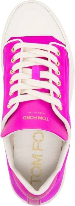 TOM FORD City sneakers met contrasterende neus Roze