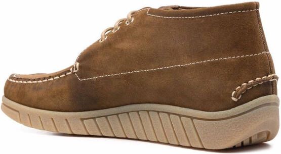 TOM FORD Contrasterende loafers Bruin