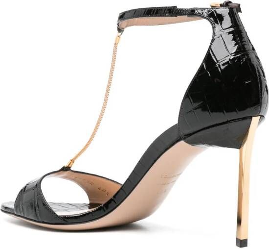 TOM FORD Emanuelle leren sandalen Zwart