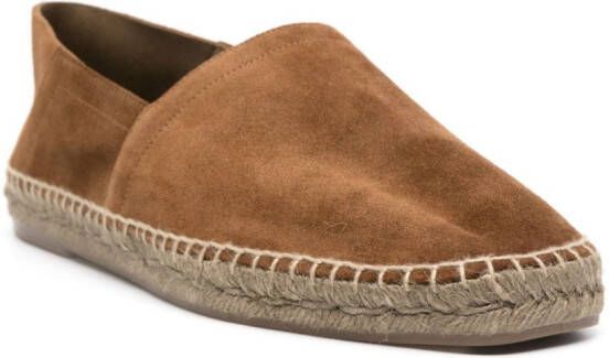 TOM FORD Espadrilles met raffia zool Bruin