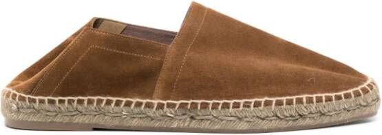 TOM FORD Espadrilles met raffia zool Bruin