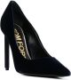 TOM FORD Fluwelen pumps Blauw - Thumbnail 2