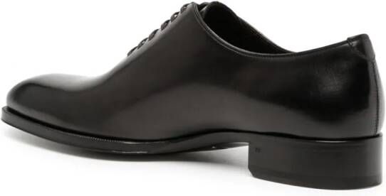 TOM FORD Claydon leren veterschoenen Zwart