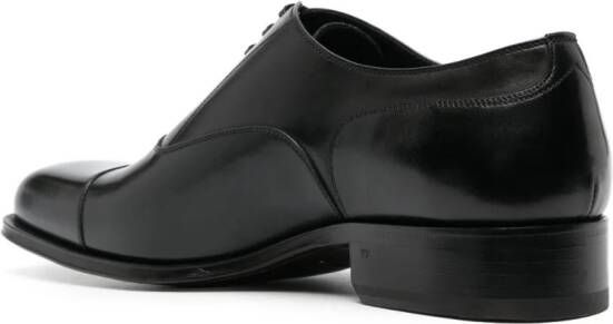 TOM FORD Gianni leren Oxford schoenen Zwart