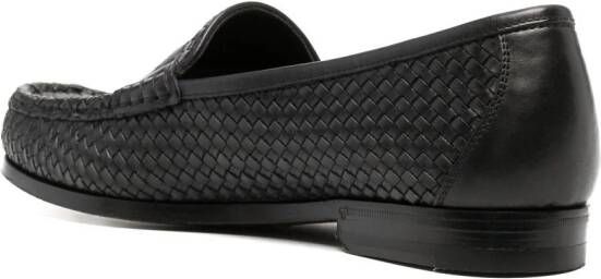 TOM FORD Leren loafers Zwart