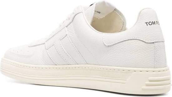TOM FORD Sneakers met logopatch Wit