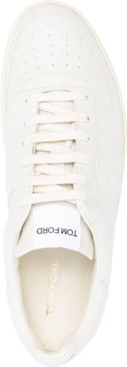 TOM FORD Sneakers met logopatch Wit