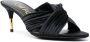 TOM FORD 75 mm sandalen met plooien en geknoopt detail Zwart - Thumbnail 2