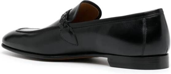 TOM FORD Leren loafers Zwart