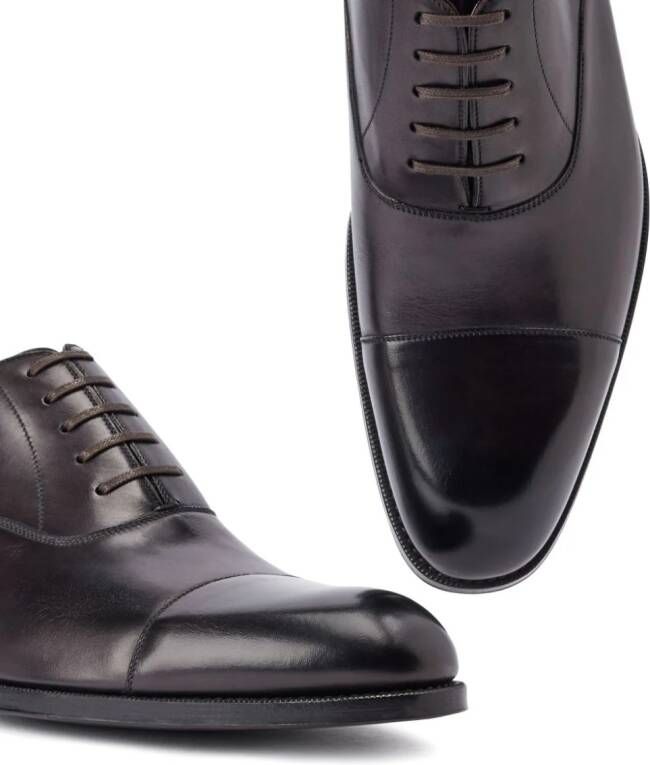 TOM FORD Leren Oxford schoenen Bruin