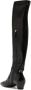 TOM FORD Leren knielaarzen Zwart - Thumbnail 3
