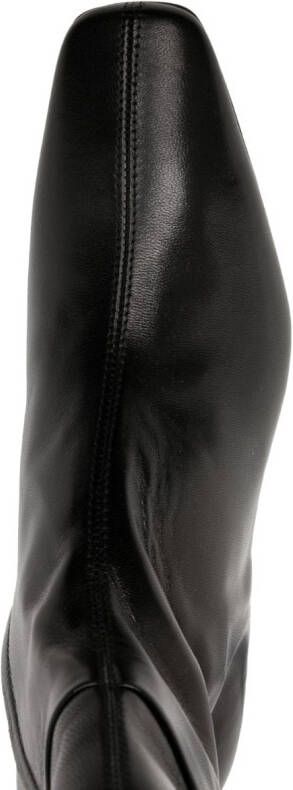 TOM FORD Leren knielaarzen Zwart