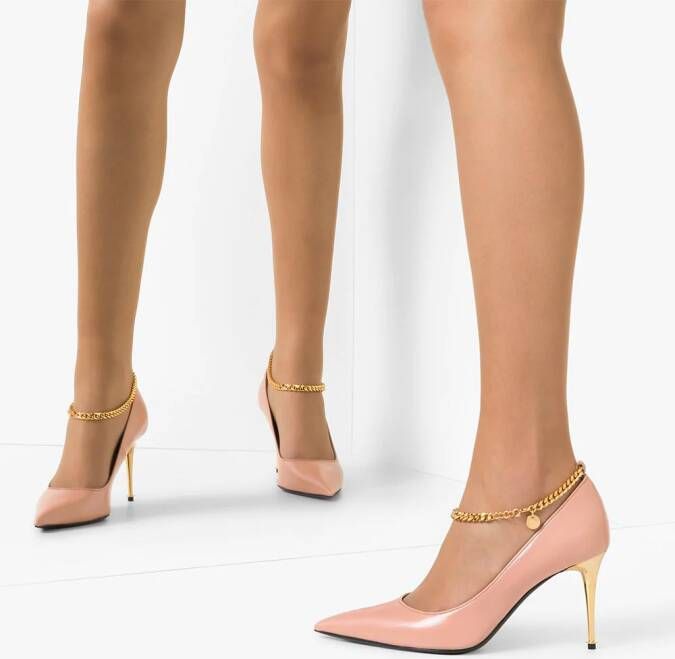 TOM FORD Leren pumps Beige