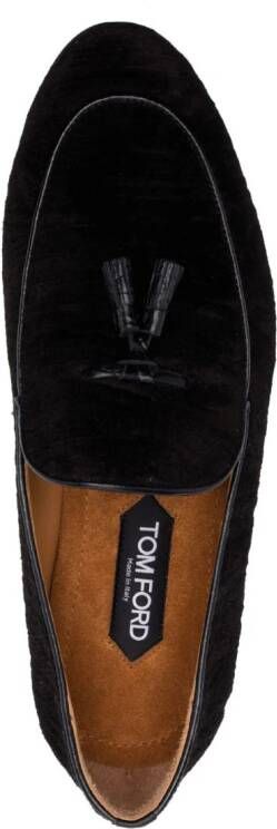 TOM FORD Loafers met kwastje Zwart