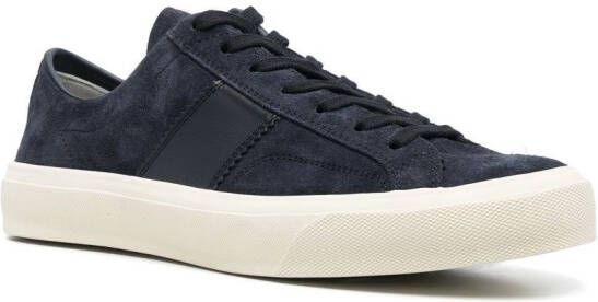 TOM FORD Sneakers met logopatch Blauw