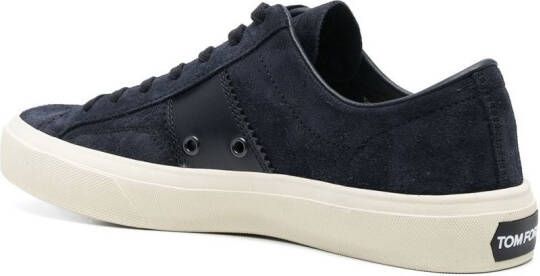 TOM FORD Sneakers met logopatch Blauw