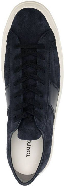 TOM FORD Sneakers met logopatch Blauw