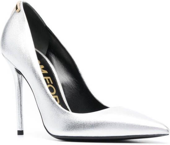 TOM FORD Metallic pumps Zilver