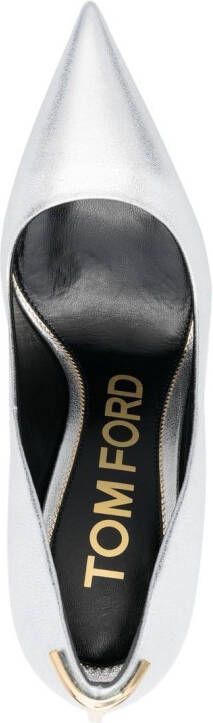 TOM FORD Metallic pumps Zilver