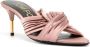 TOM FORD 75 mm sandalen met plooien en geknoopt detail Roze - Thumbnail 2