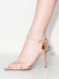 TOM FORD Naked leren sandalen Beige - Thumbnail 3