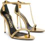 TOM FORD Sandalen met slot Goud - Thumbnail 5