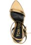 TOM FORD Metallic sandalen Goud - Thumbnail 4