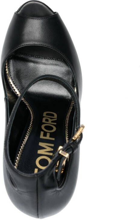 TOM FORD Padlock sandalen met hangslot Zwart