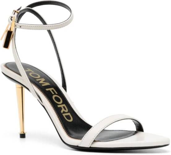 TOM FORD Padlock sandalen Wit