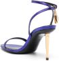 TOM FORD Padlock 90mm leather sandals Paars - Thumbnail 3
