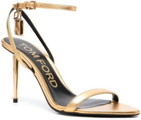 TOM FORD Sandalen met slot Goud