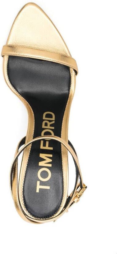 TOM FORD Sandalen met slot Goud