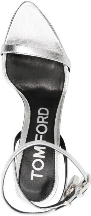 TOM FORD Sandalen met slot Zilver