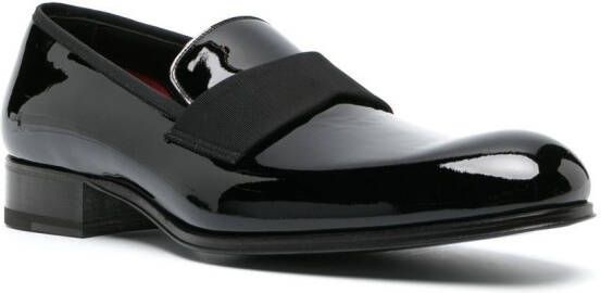 TOM FORD Leren loafers Zwart