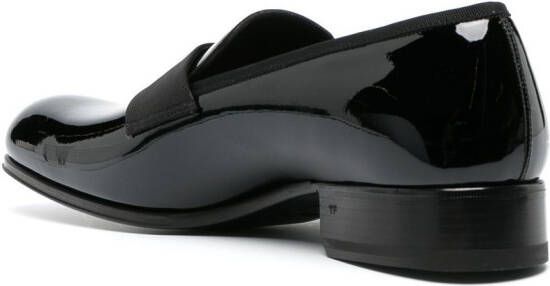 TOM FORD Leren loafers Zwart