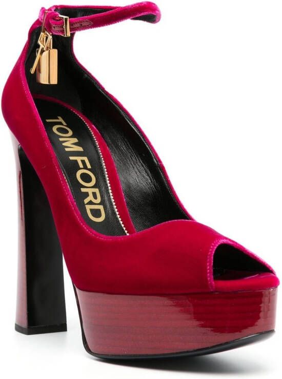 TOM FORD Sandalen met plateauzool Roze