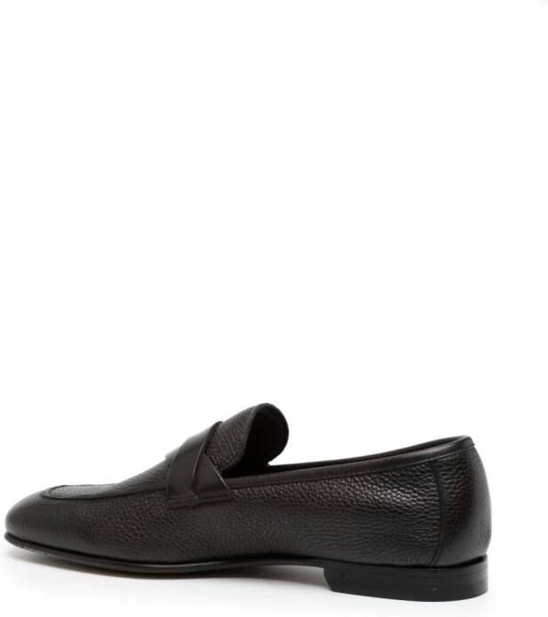 TOM FORD Sean leren loafers Bruin