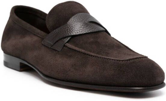 TOM FORD Sean suède loafers Bruin