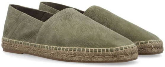 TOM FORD Leren espadrilles Groen