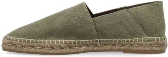 TOM FORD Leren espadrilles Groen