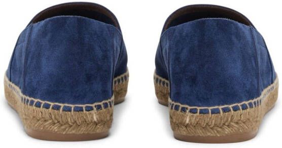 TOM FORD Suède espadrilles Blauw