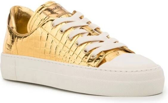 TOM FORD Sneakers met krokodillenleer-reliëf Goud