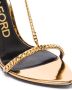 TOM FORD Stiletto sandalen met schakelketting Goud - Thumbnail 2
