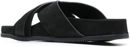 TOM FORD Slippers met logoprint Zwart