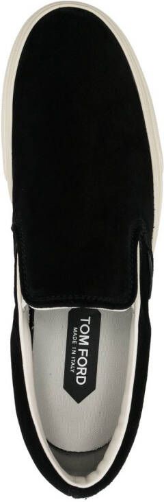 TOM FORD Suède sneakers Zwart
