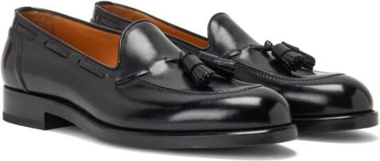 TOM FORD Leren loafers Zwart